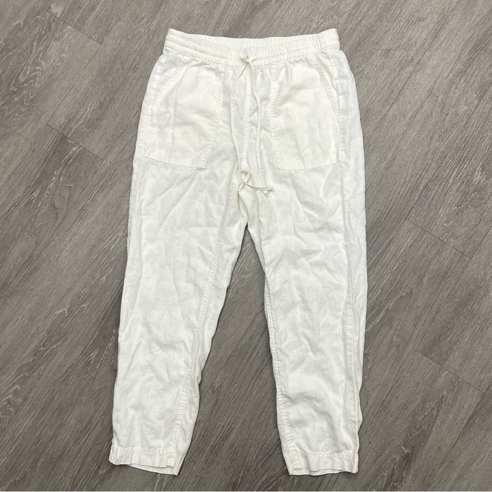 J. Crew Seaside re-imagined linen blend pants Size Small